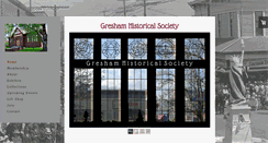 Desktop Screenshot of greshamhistoricalsociety.org
